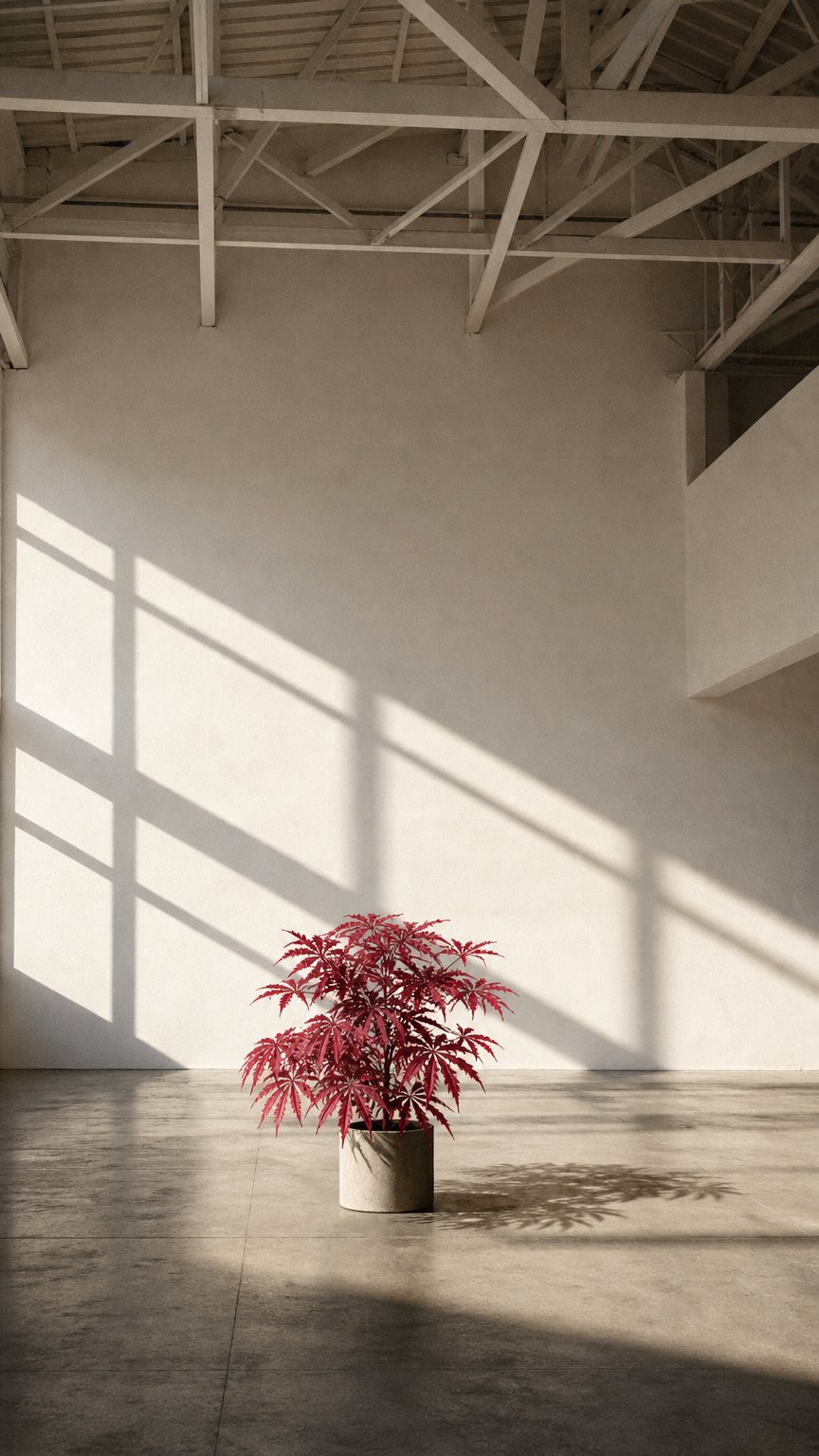 AI product shot of Acer palmatum 'Mikazuki' Reticulated Japanese maple