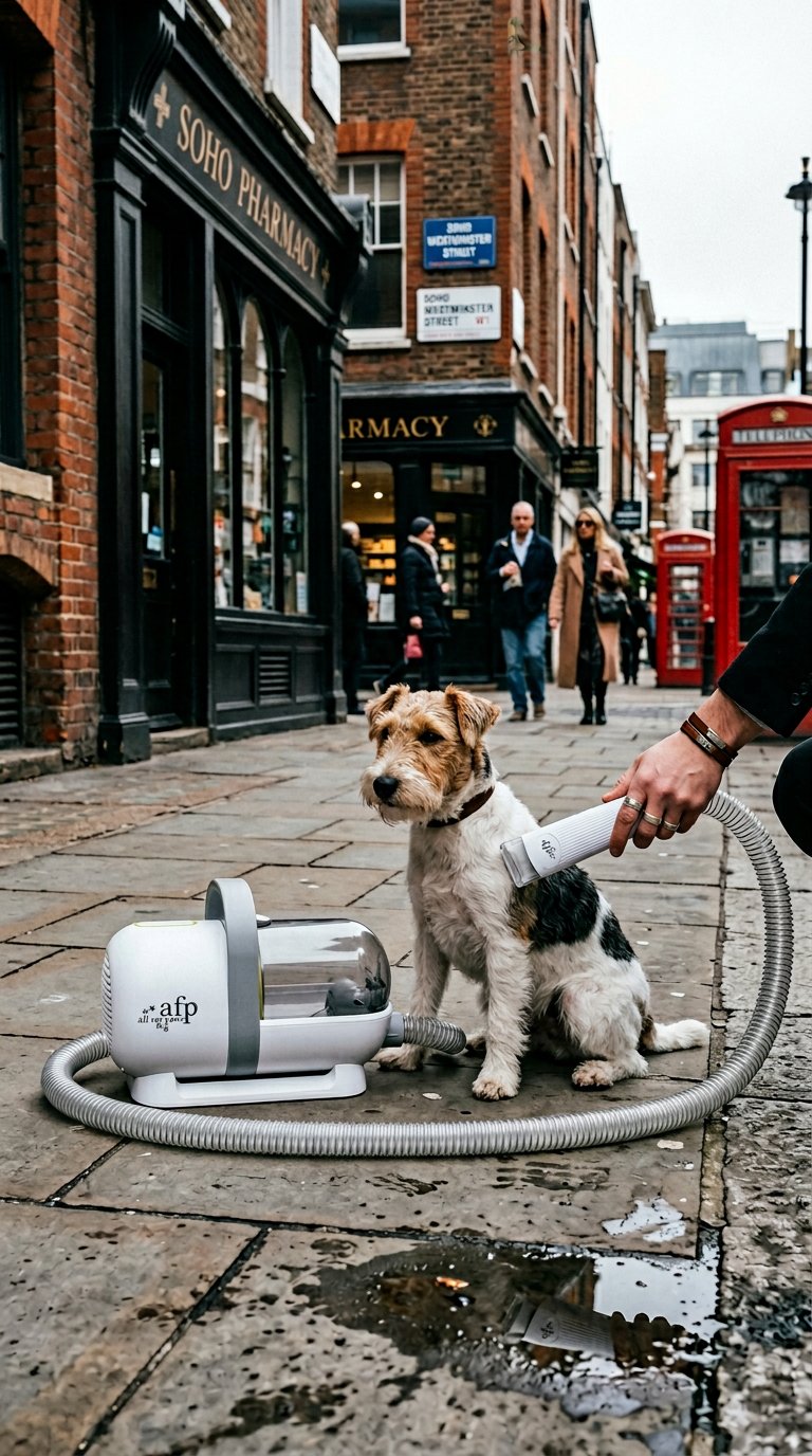 AI product shot of AFP Pro Pet Grooming Kit