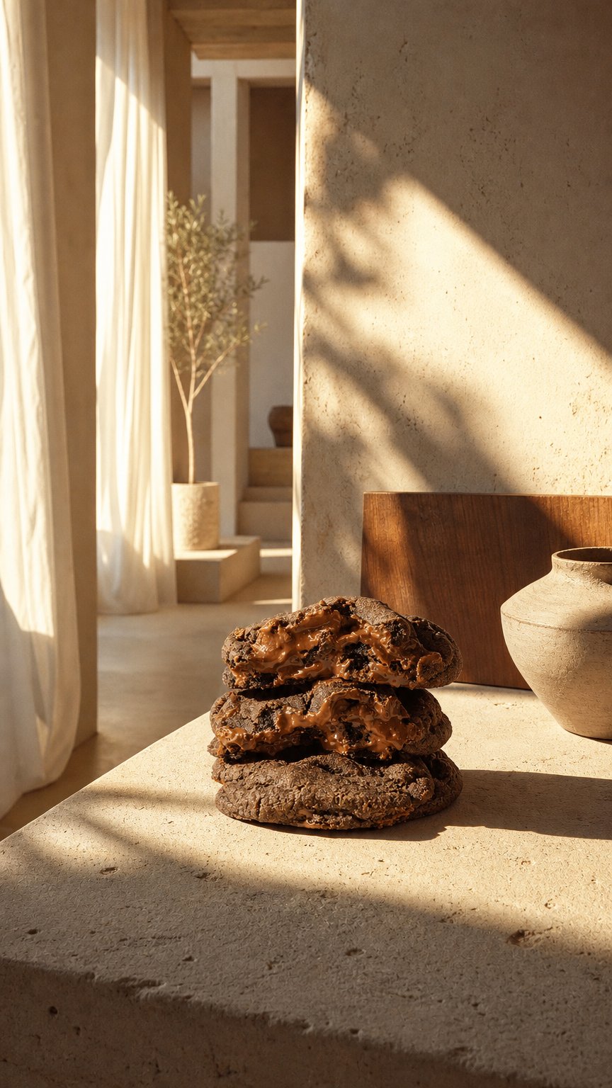 AI product shot of double chocolate temptation