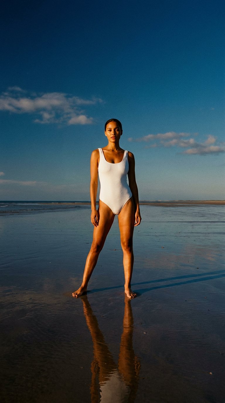 AI product shot of Truro Swimsuit PDF pattern