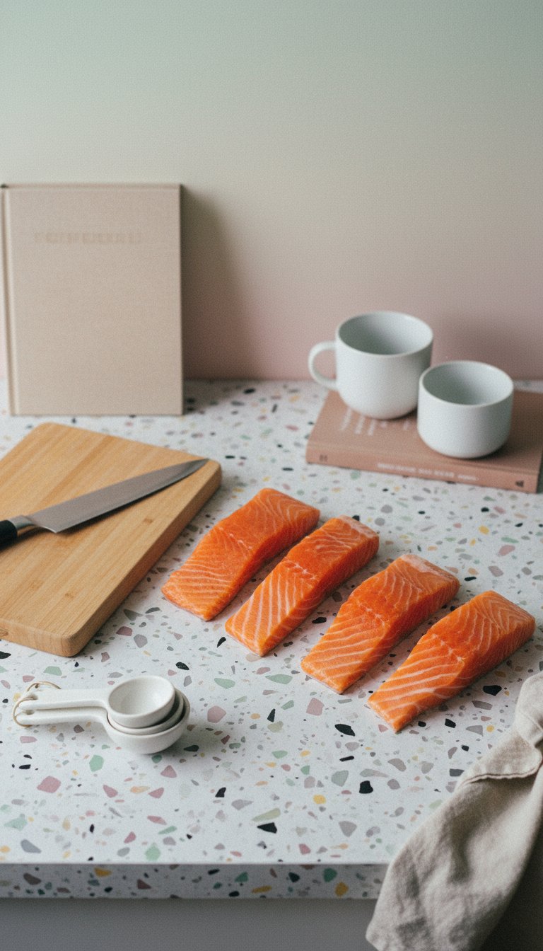 AI product shot of Faroe Island Salmon