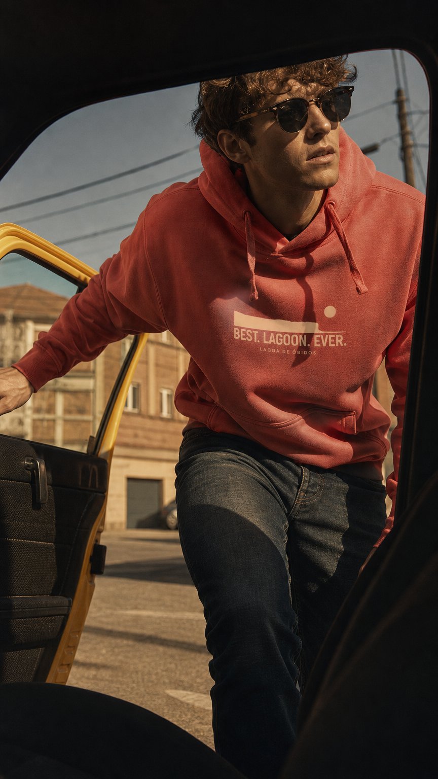 AI product shot of Hoodie Best Lagoon Ever