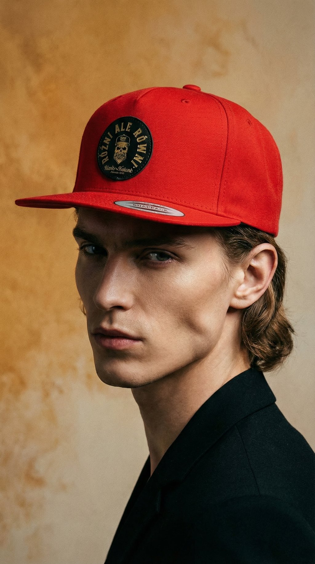 AI product shot of Czapka Snapback RaR tkana