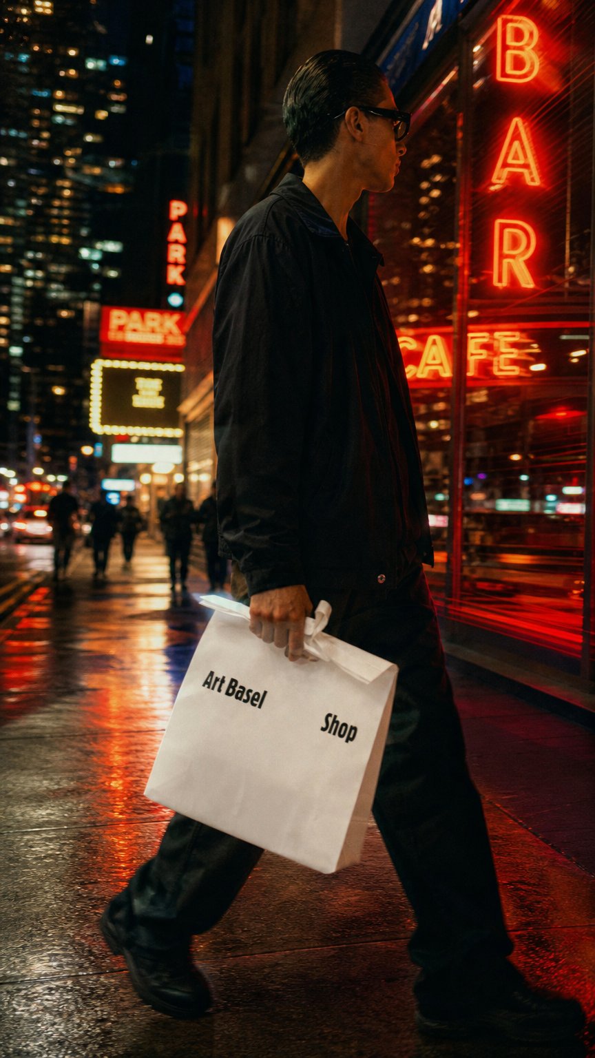 AI product shot of Art Basel Shop