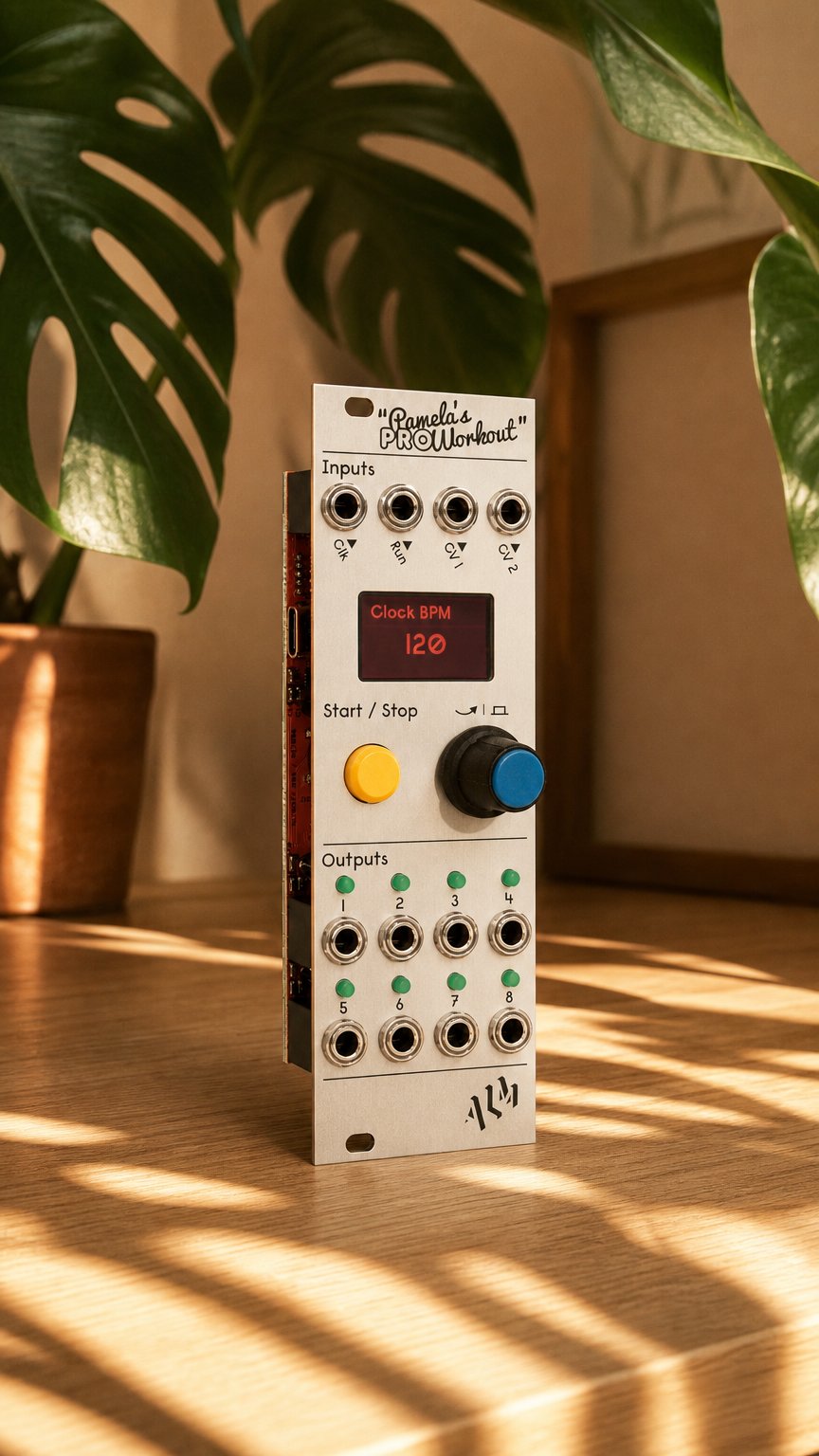 AI product shot of Pamela's PRO Workout: Clocking Modulator