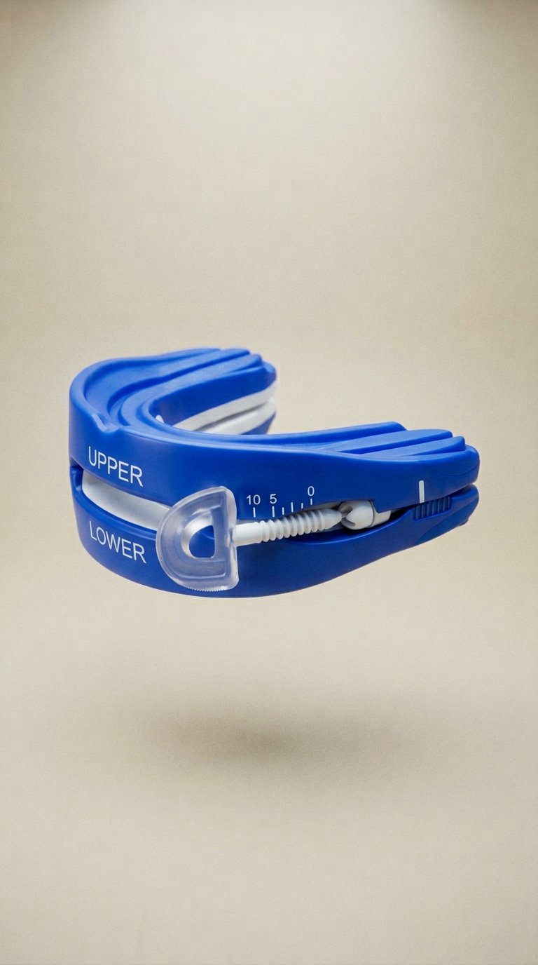 AI product shot of Anti-Snoring Mouth Guard
