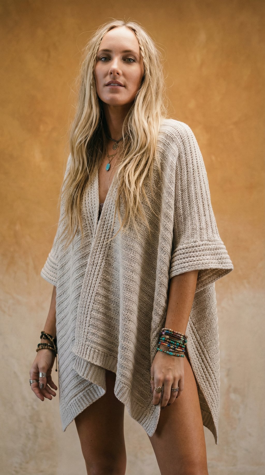 AI product shot of So Deserving Knit Ruana