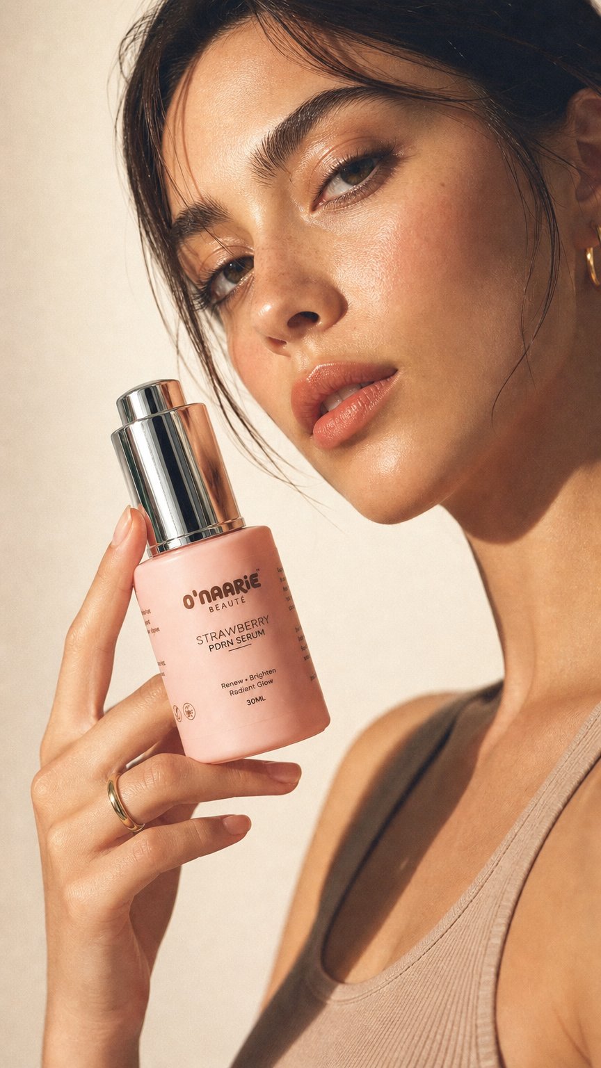 AI product shot of O'Naarie Beauté Skincare Collection