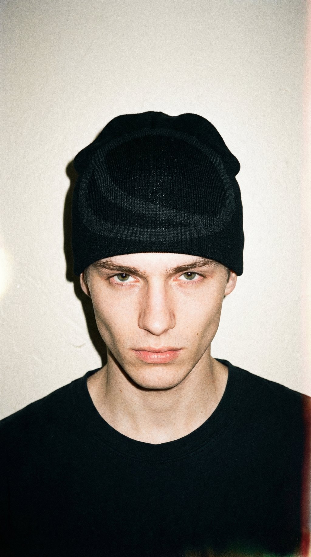AI product shot of MOON Beanie Black