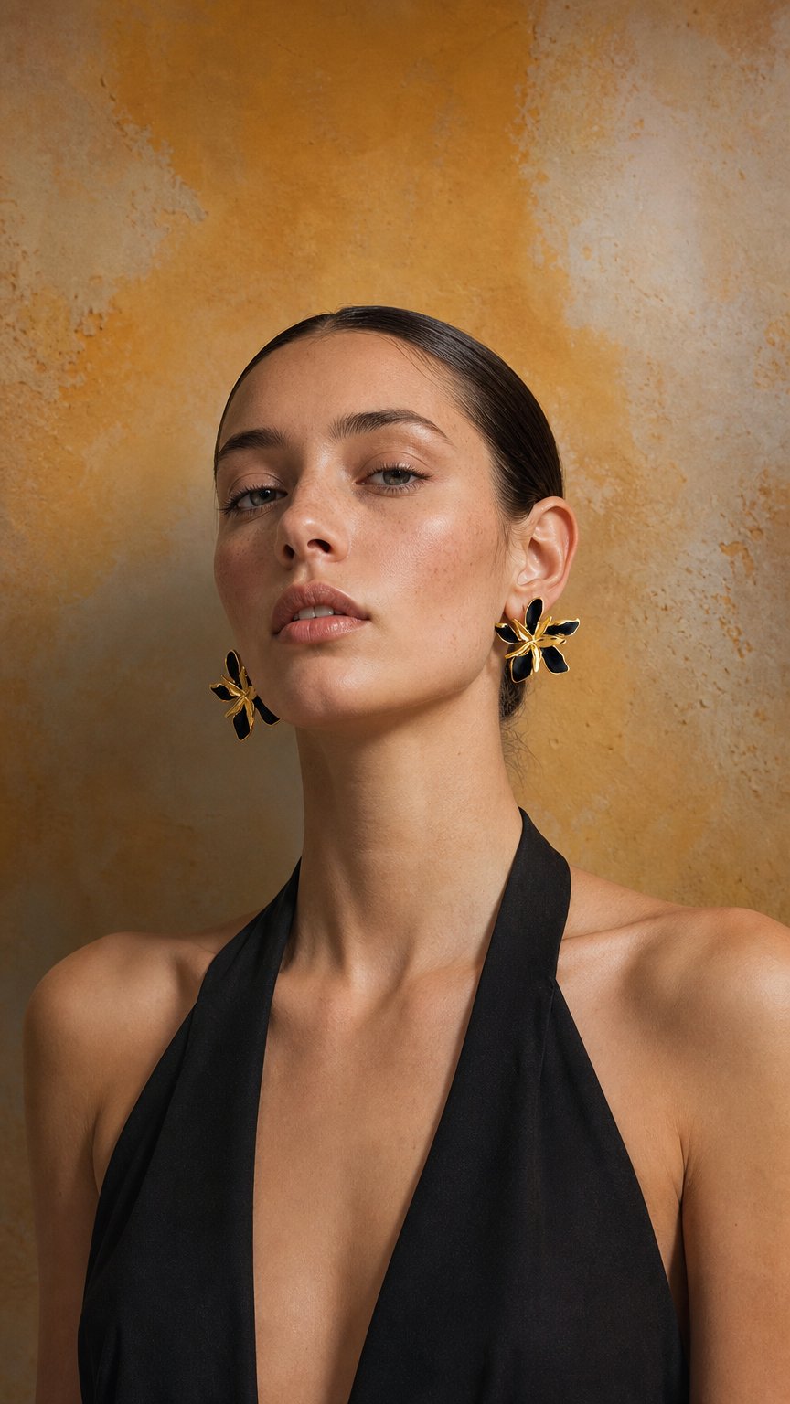 AI product shot of Voena Earrings