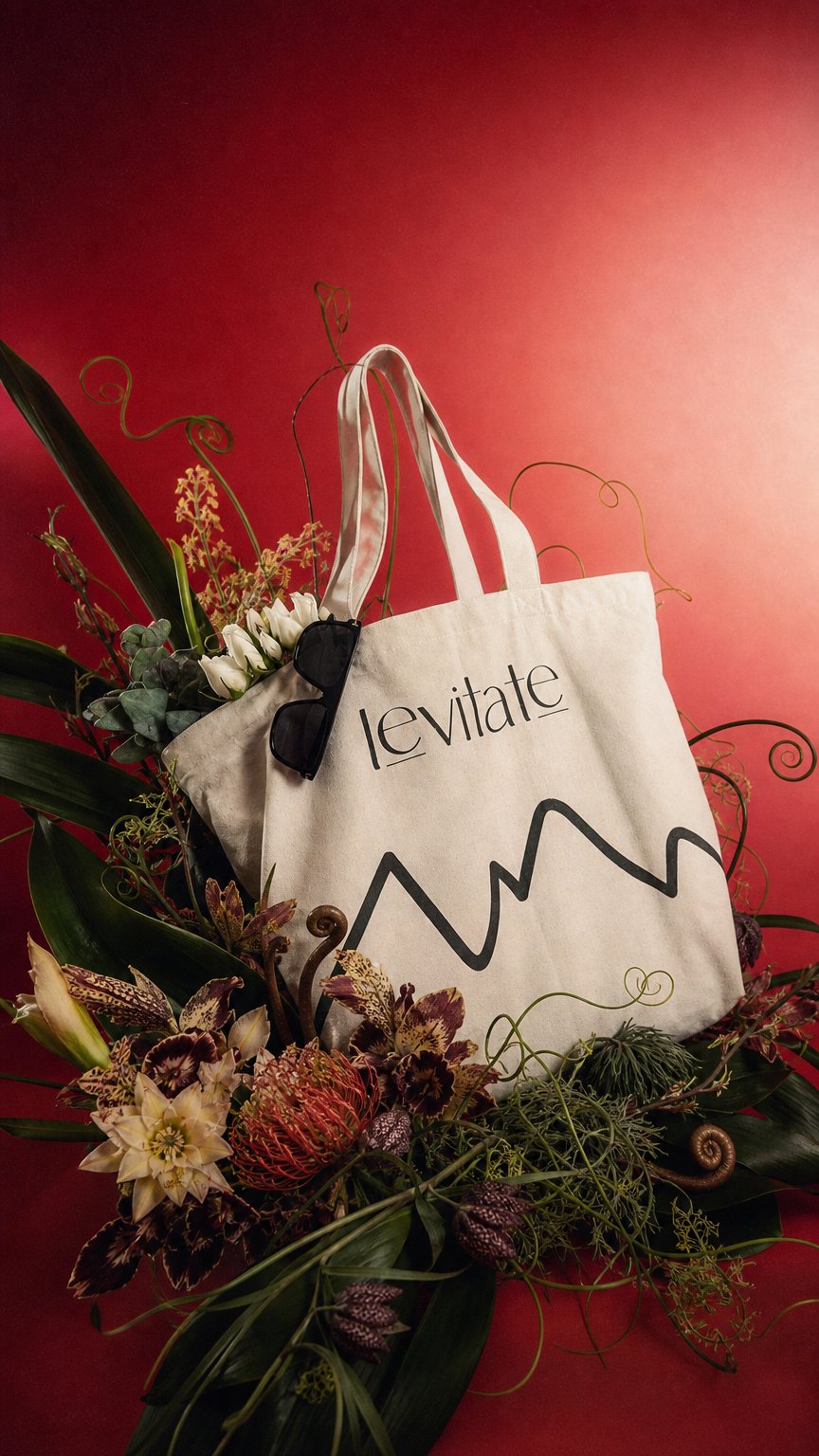 AI product shot of Premium Canvas Tote Bag