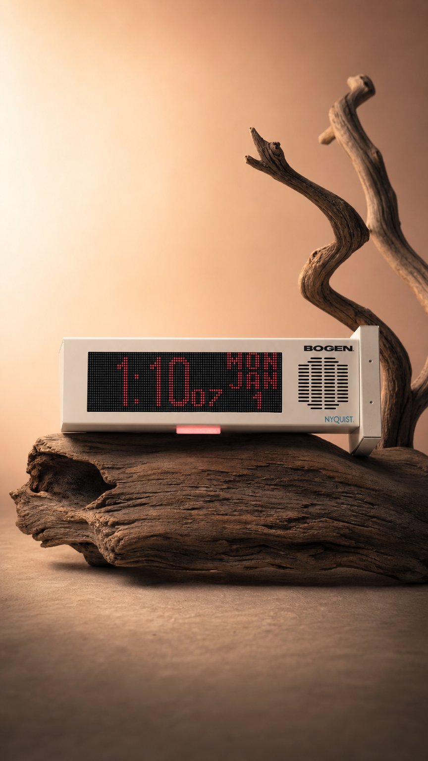 AI product shot of Nyquist VoIP Double-Sided LED Message Display & Flasher NQ-DSC01