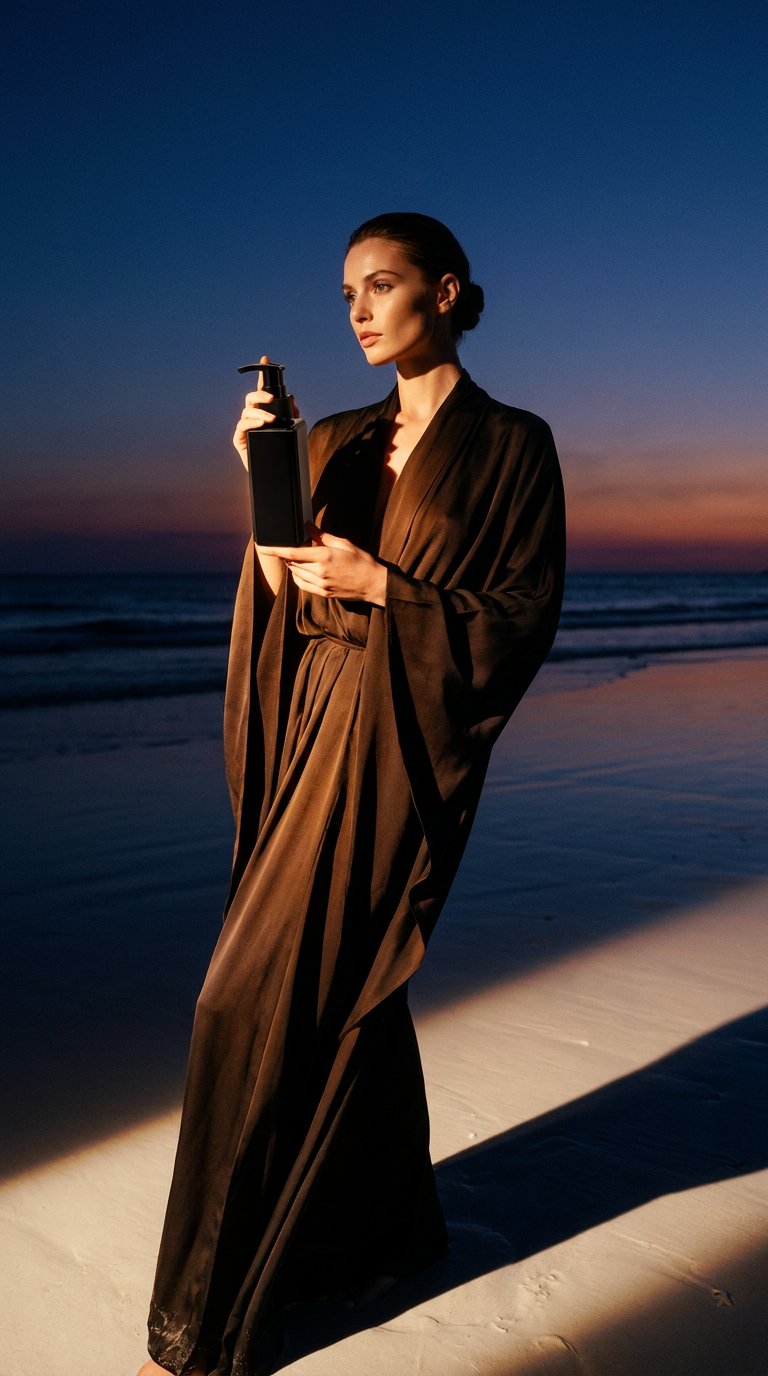 AI product shot of 150ml Black Pump Bottle – Refillable Cosmetic Dispenser | Wholesale UK Supplier