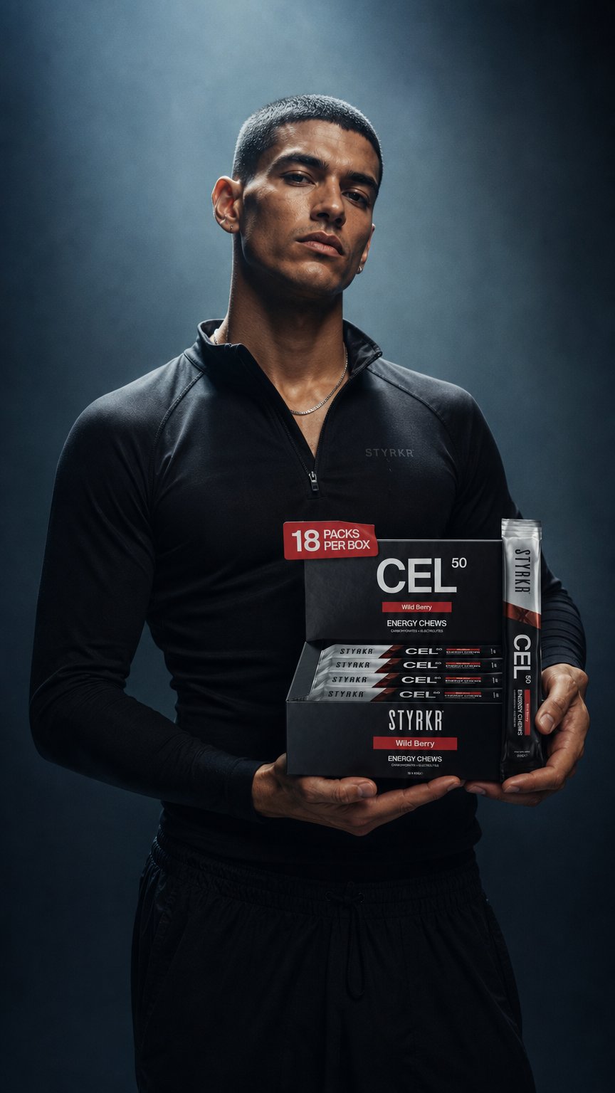 AI product shot of CEL50 Berry