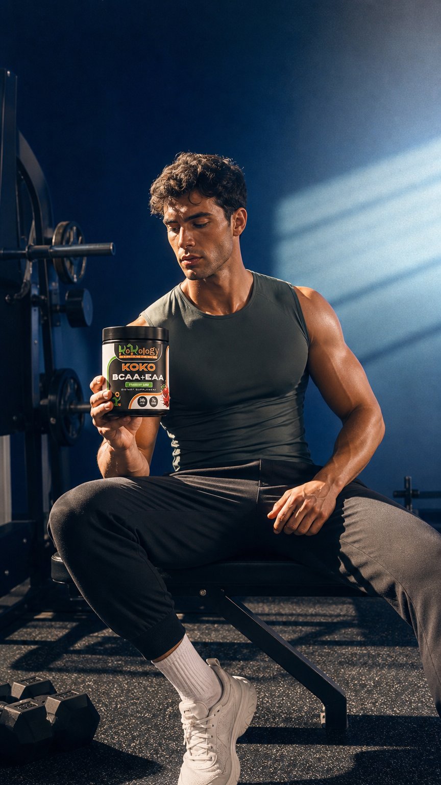 AI product shot of Koko BCAA + EAA