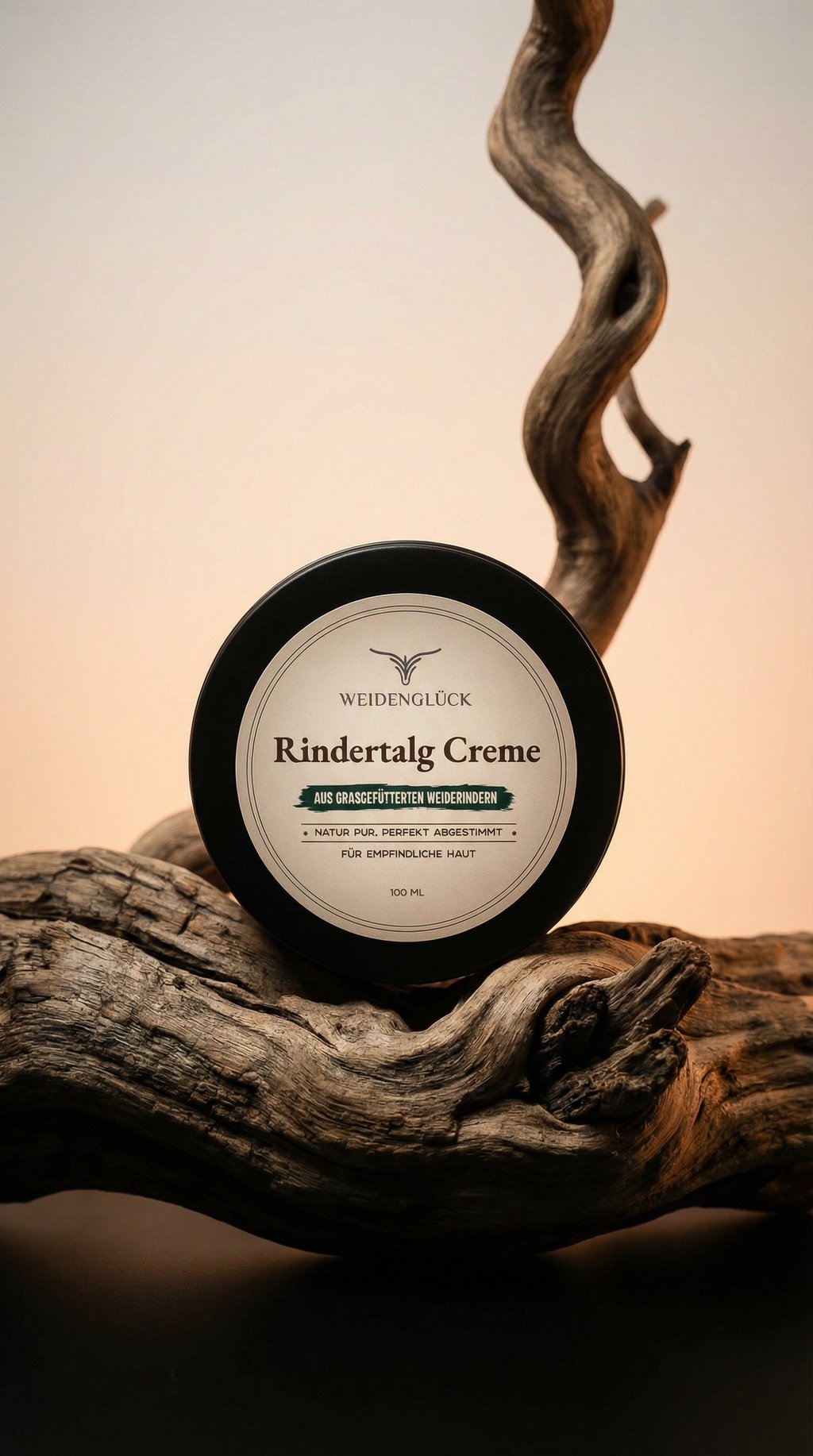 AI product shot of Rindertalg Creme