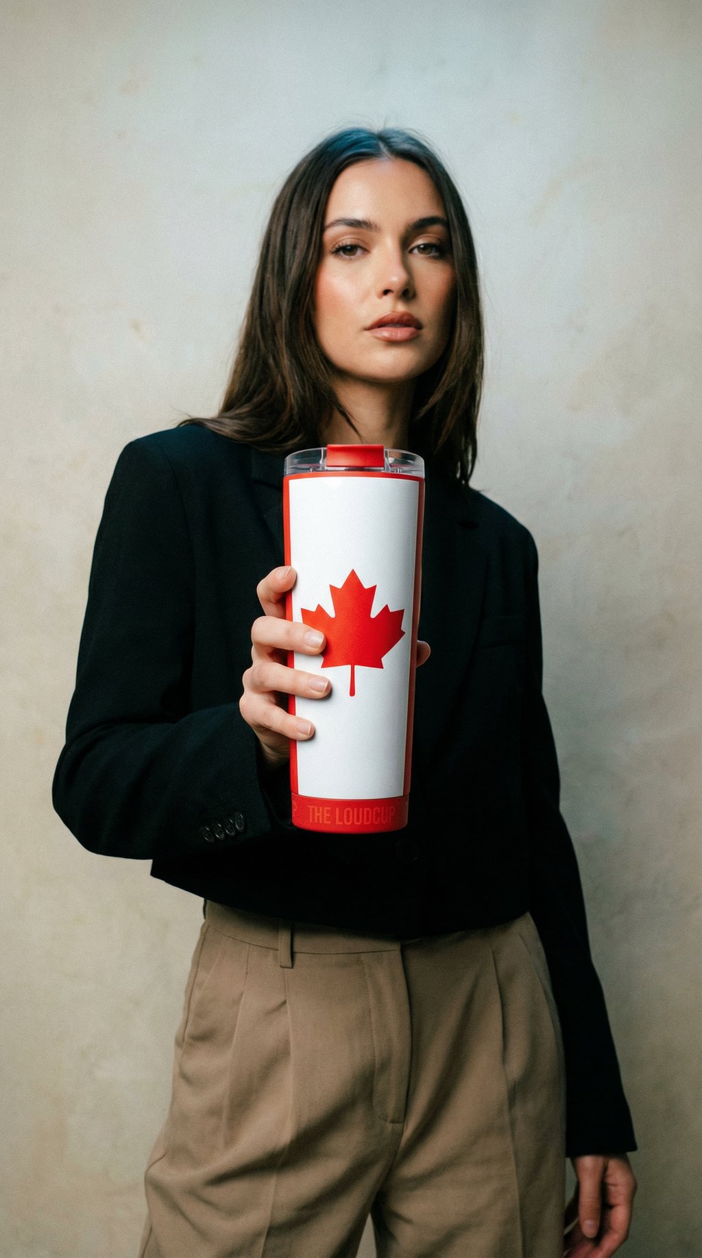 AI product shot of Canadian Flag