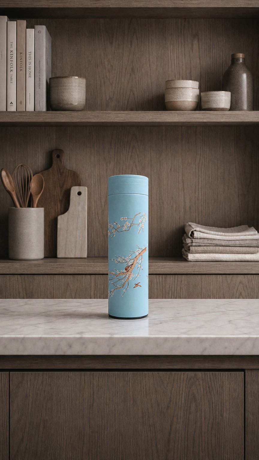 AI product shot of The Daily Ritual Bottle