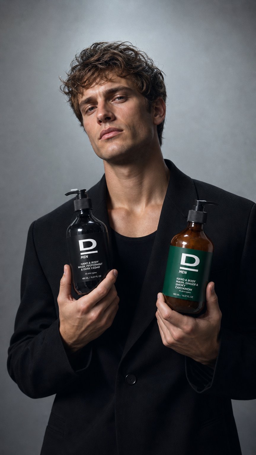 AI product shot of Haar & Körper Pflege Routine - 1000 ml
