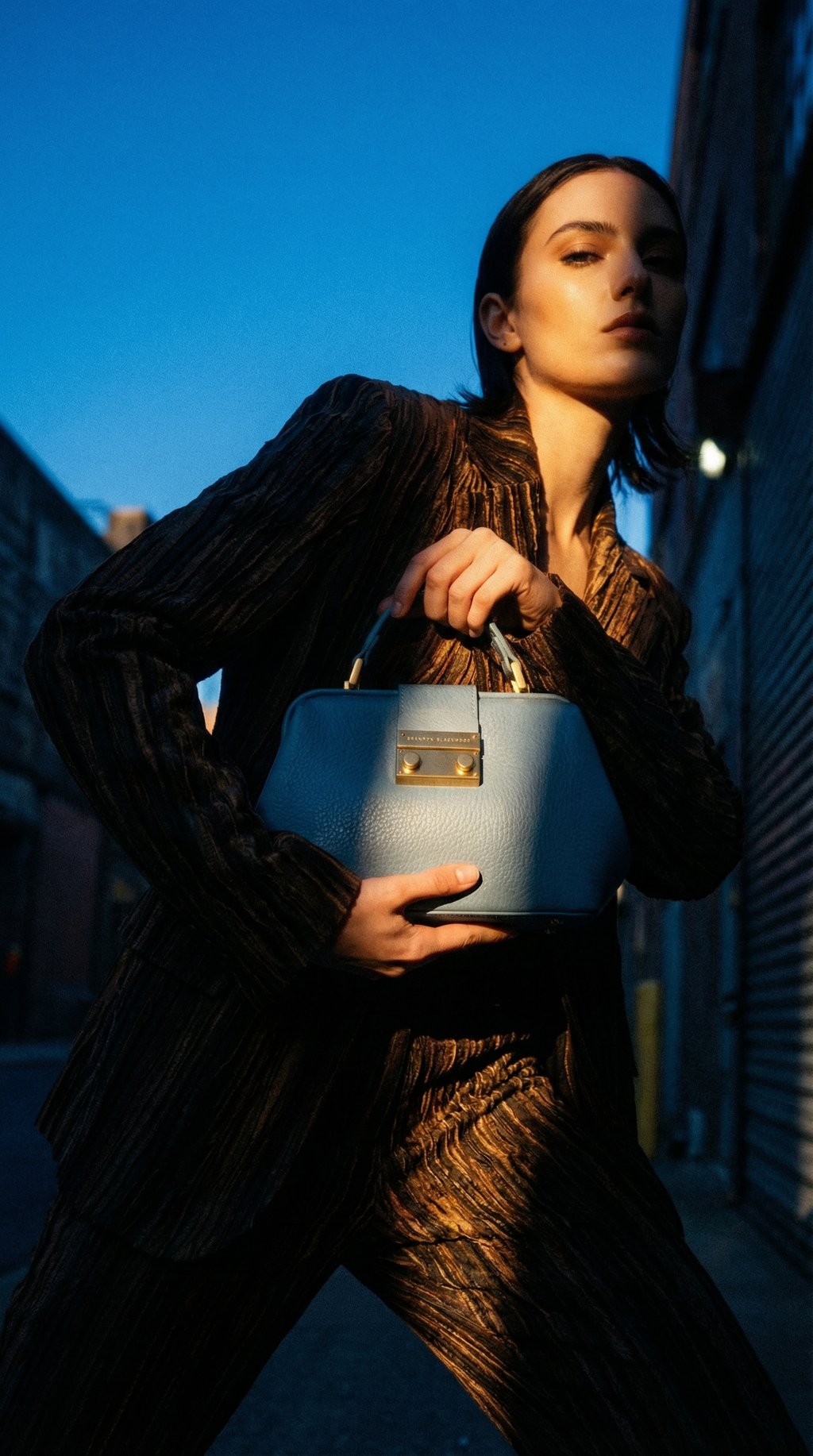 AI product shot of Elizabeth Doctor Bag