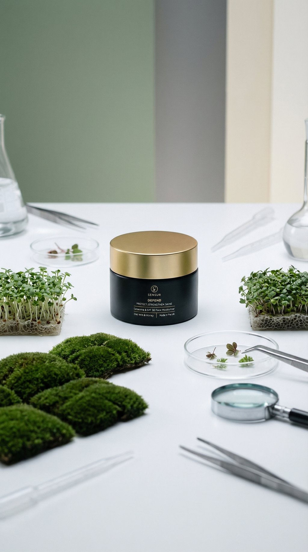 AI product shot of Exosome SPF30 Face Cream