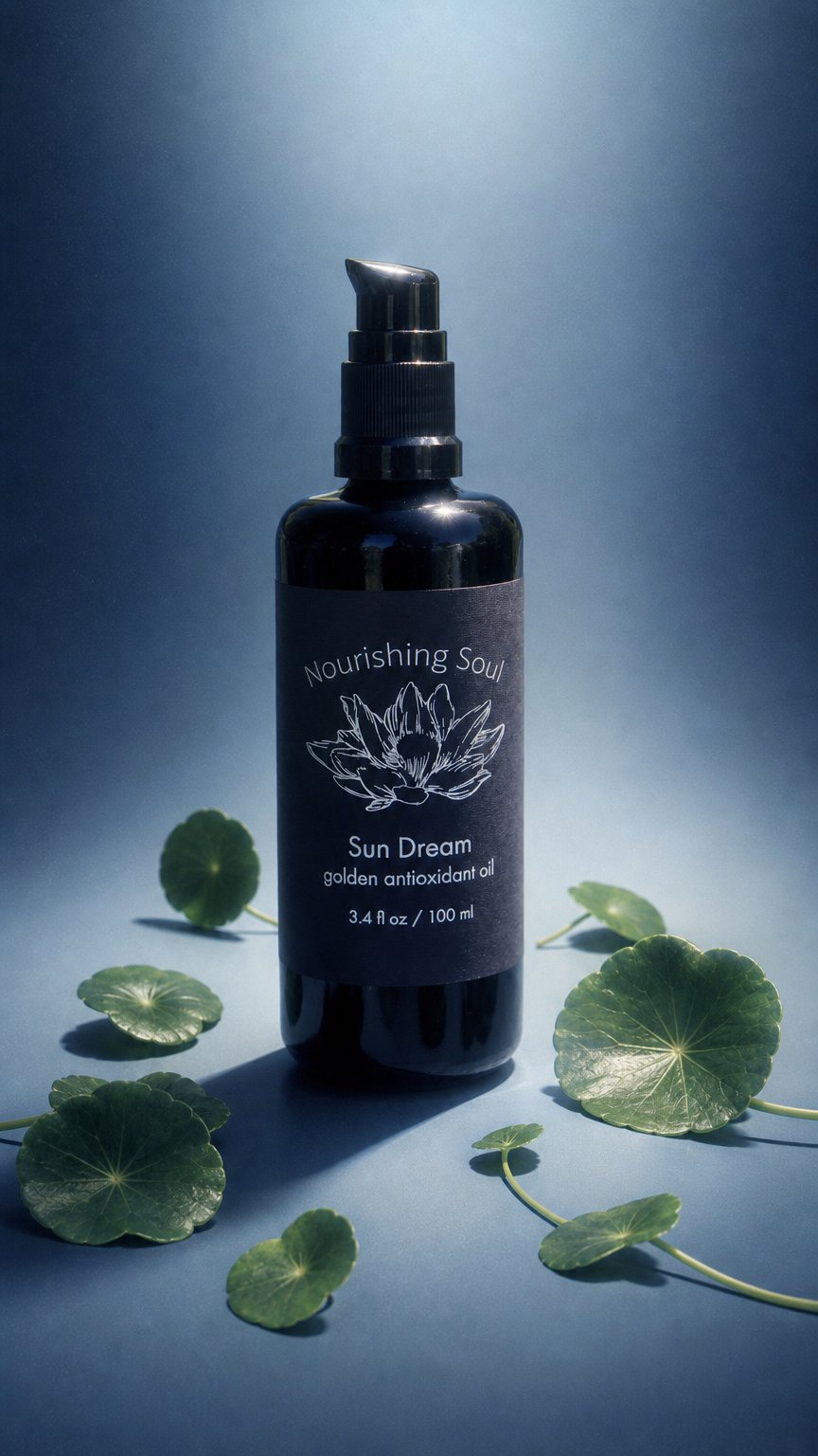 AI product shot of Sun Dream Antioxidant Oil