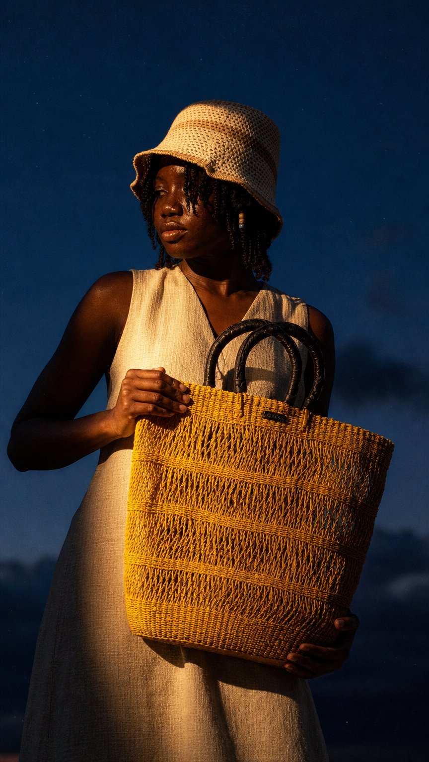 AI product shot of Soleil Bag