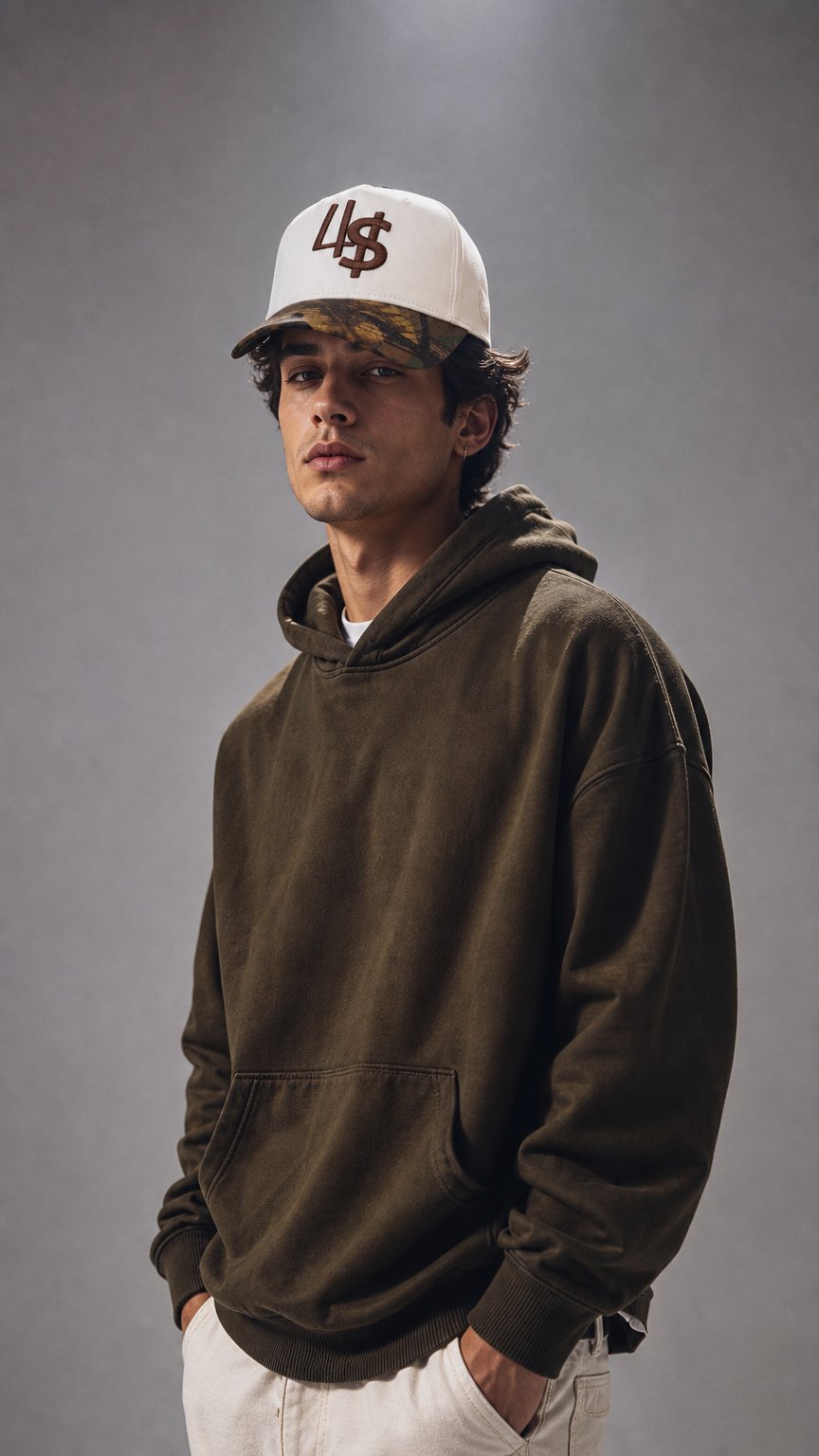 AI product shot of "Thats some 4 ish" Camo Brim