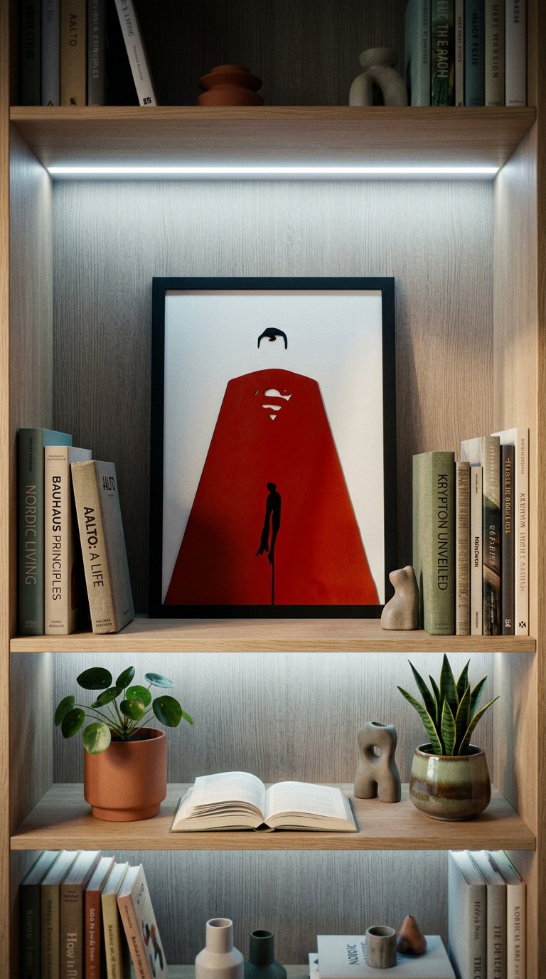 AI product shot of THE MAN OF STEEL