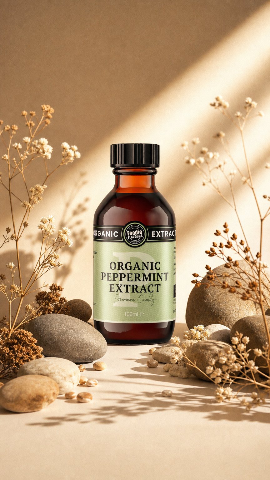 AI product shot of Organic Peppermint Extract