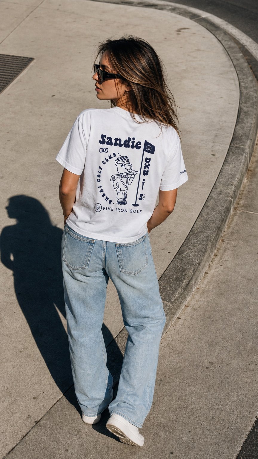 AI product shot of SANDIE X 5I CLUBHOUSE TEE