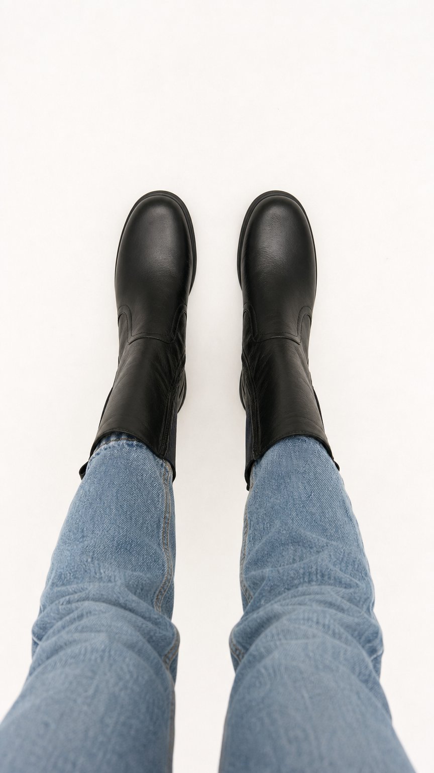 AI product shot of Tall Boot BLACK