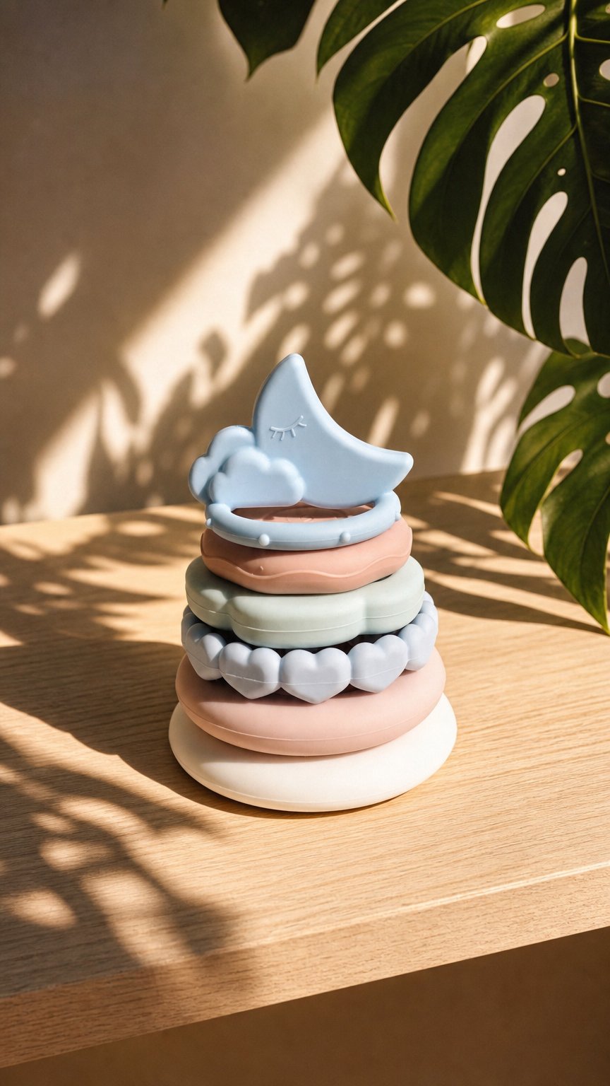 AI product shot of Moon Stacker