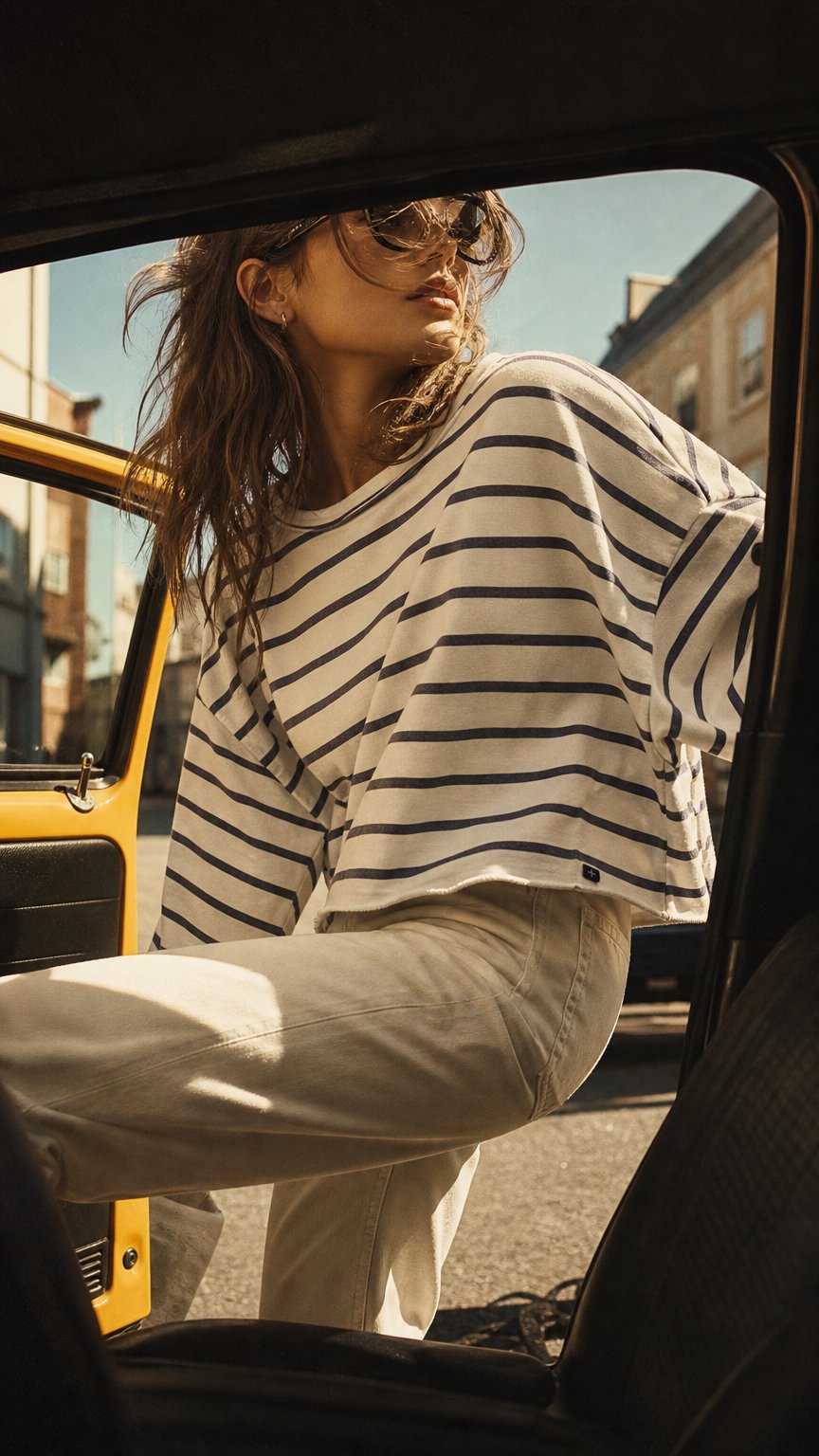 AI product shot of CREW TARA / LA MARINIERE