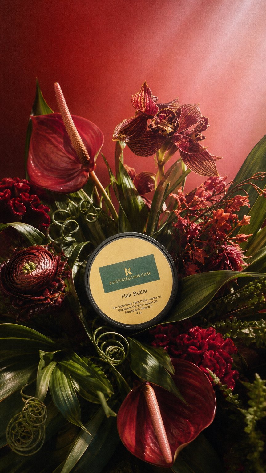 AI product shot of Hair Butter