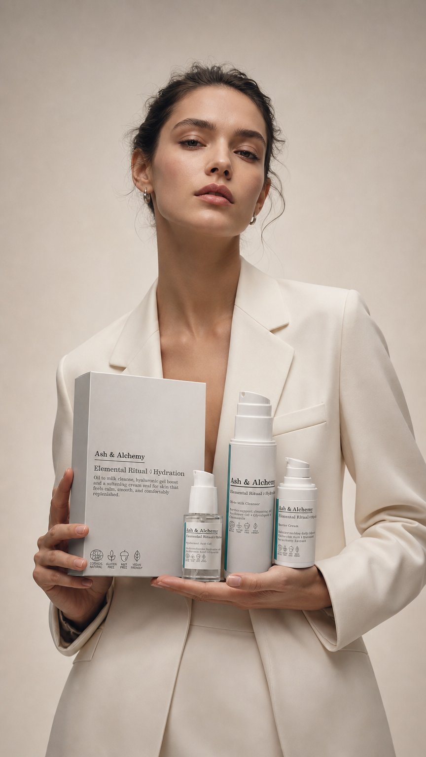 AI product shot of Elemental Ritual Hydration