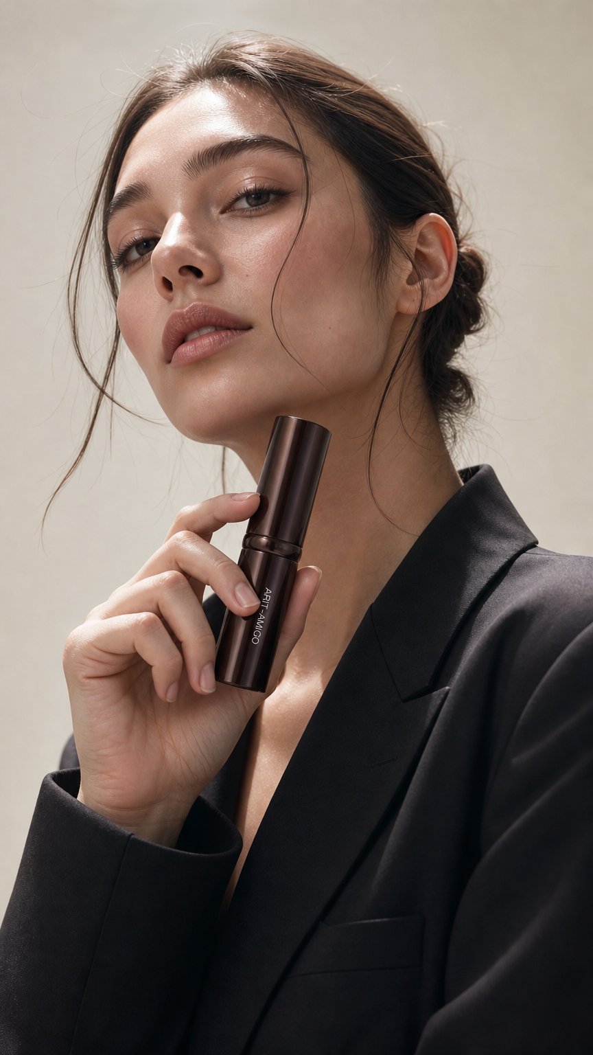 AI product shot of Arti-Amigo Auto Make-Up Brush