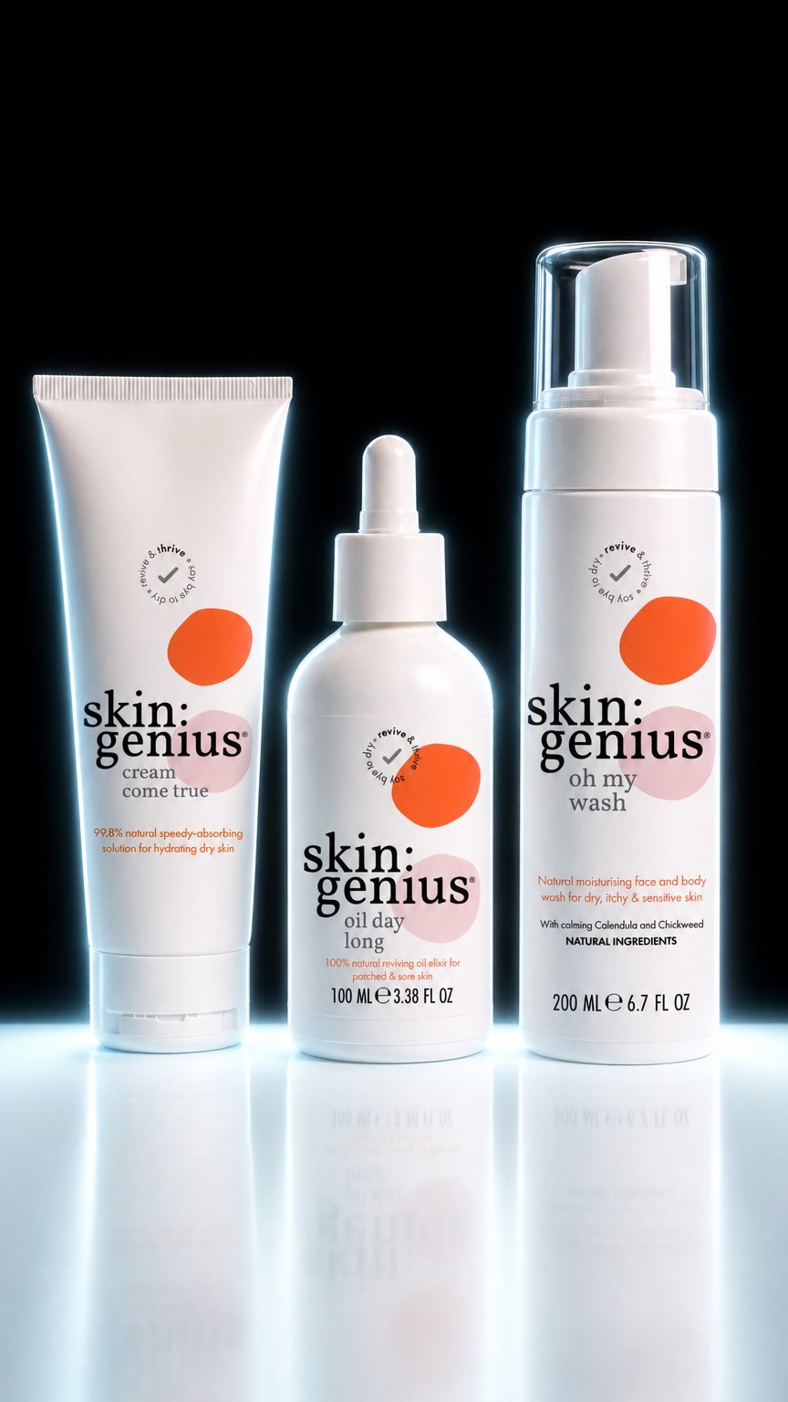 AI product shot of Save Our Skin Trio