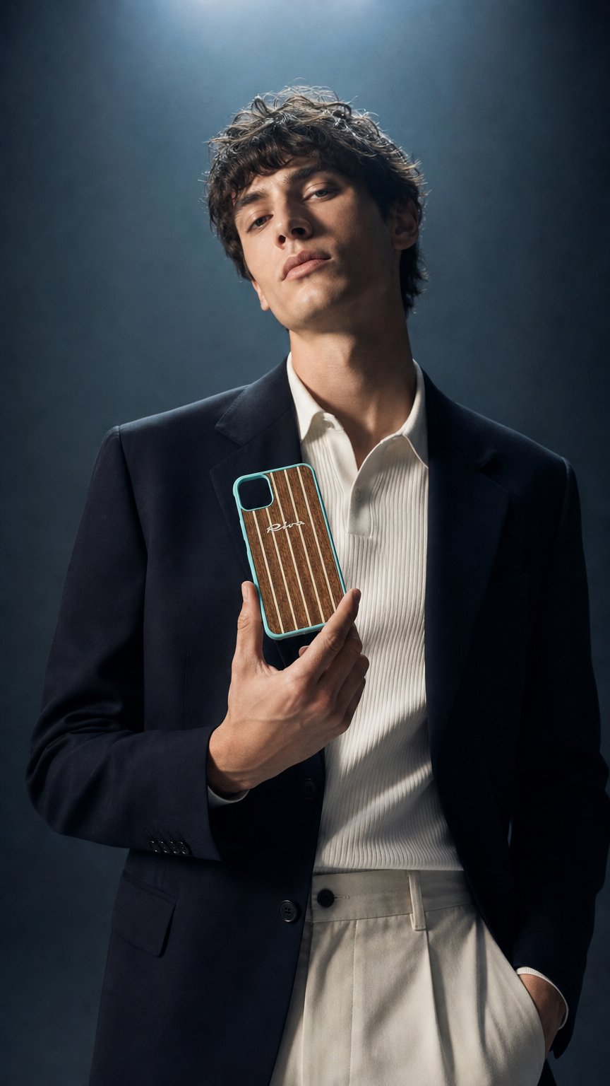 AI product shot of Acquamarina Cover iPhone