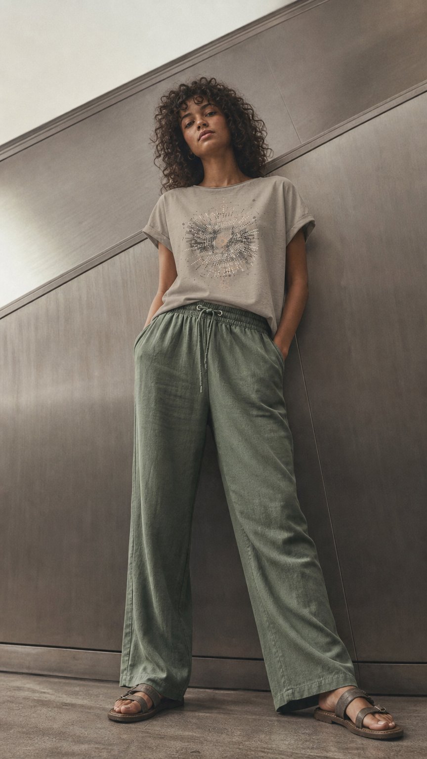 AI product shot of Oversize-Shirt mit Frontprint