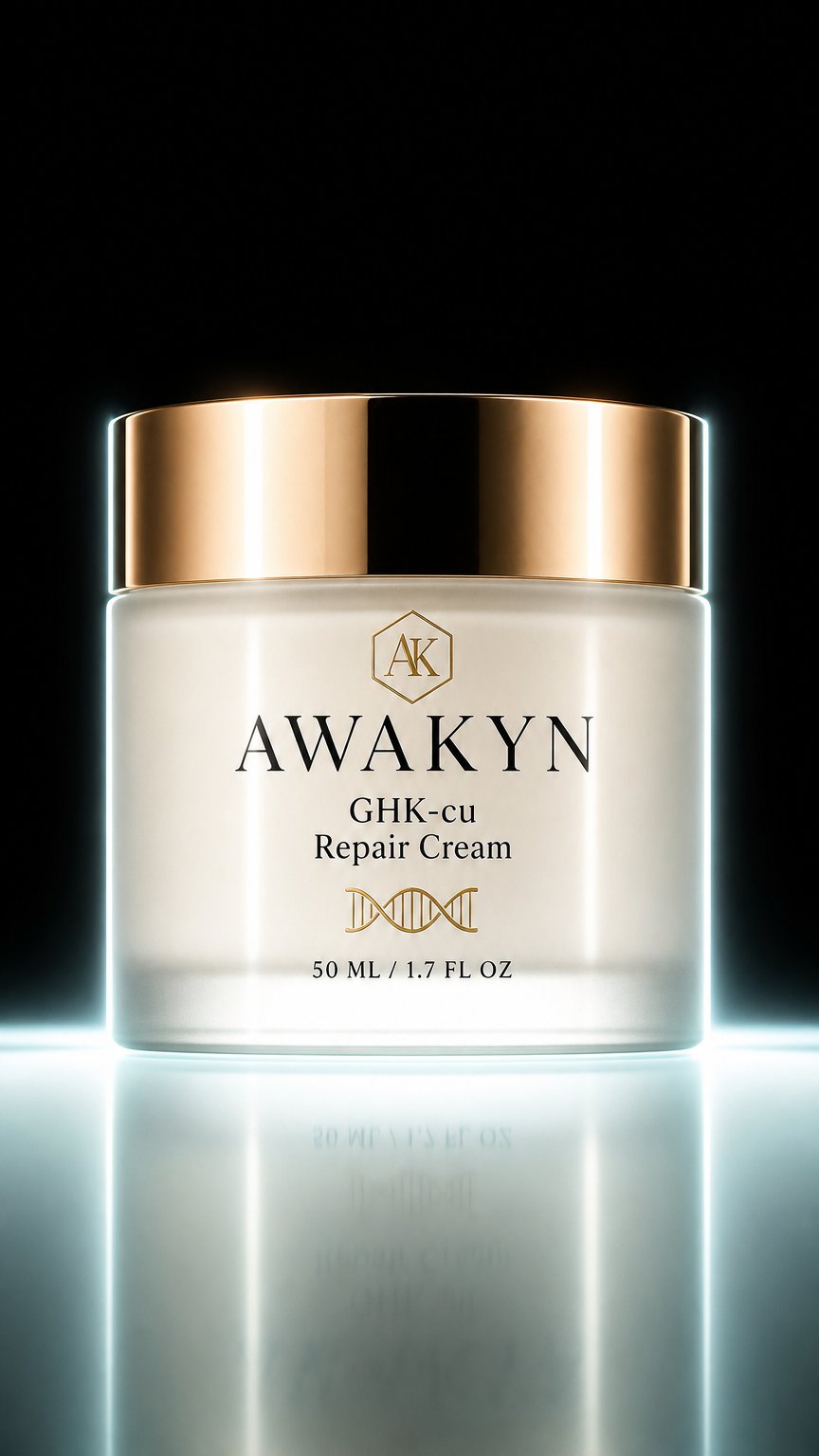 AI product shot of GHK-Cu Resilience Cream