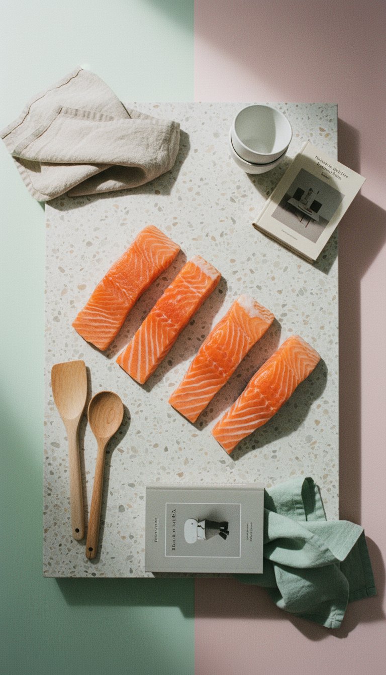 AI product shot of Faroe Island Salmon