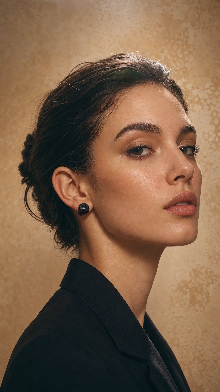 AI product shot of Classic EarGems - Onyx