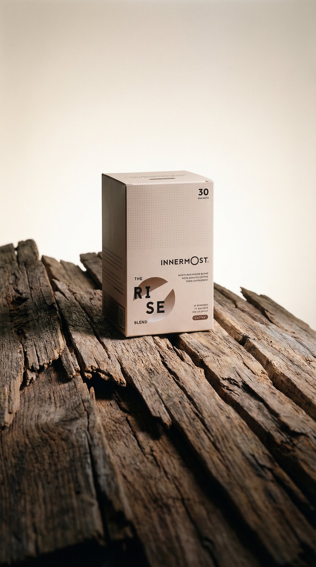 AI product shot of The Rise Blend