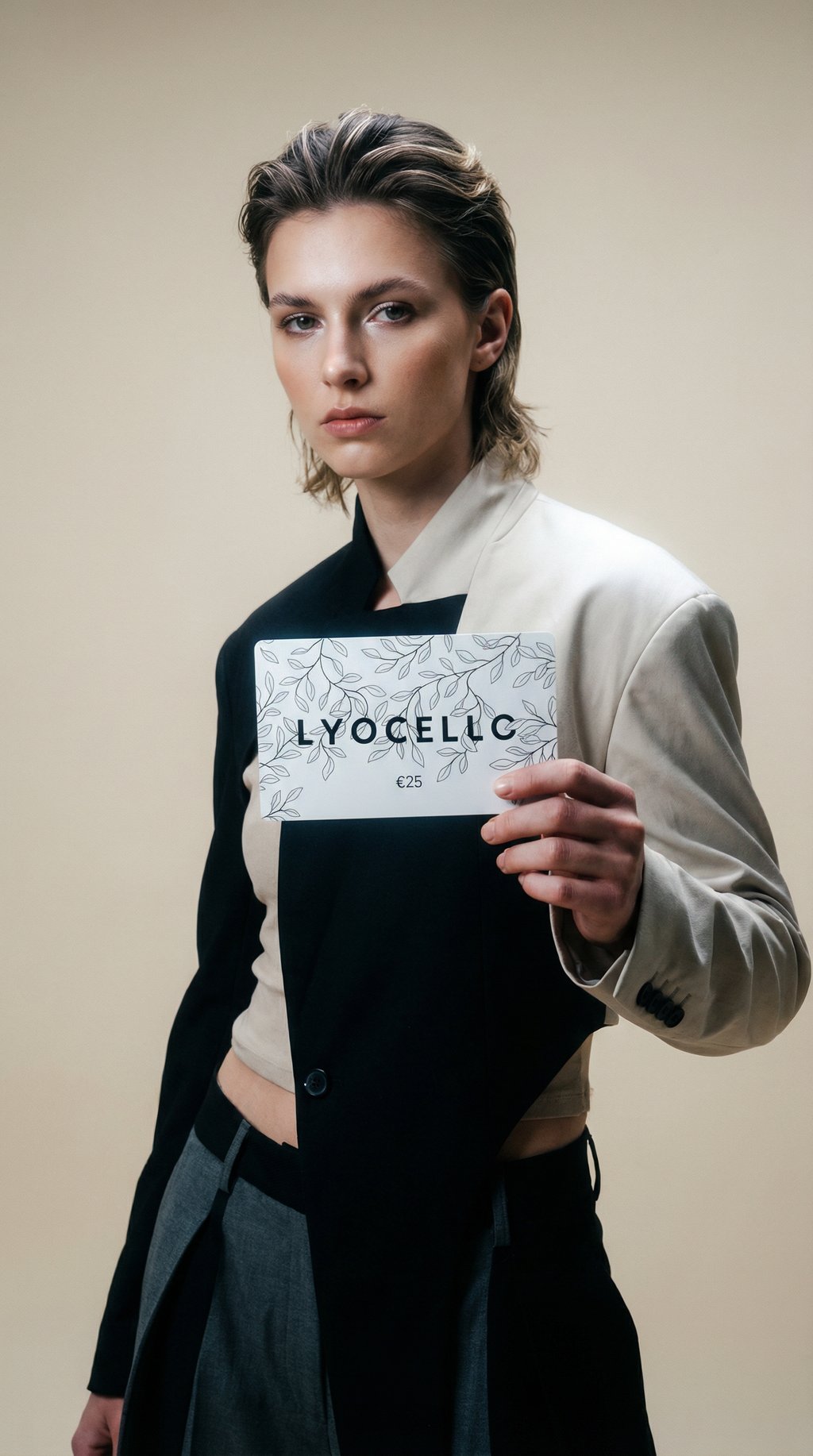AI product shot of Lyocello Gift Card