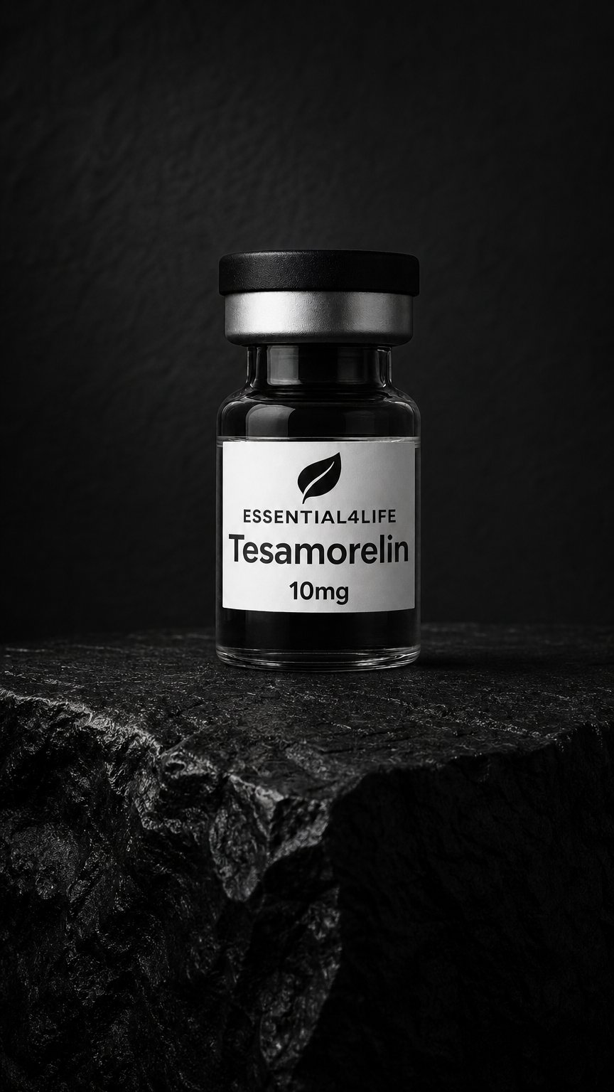 AI product shot of TESAMORELIN 10mg