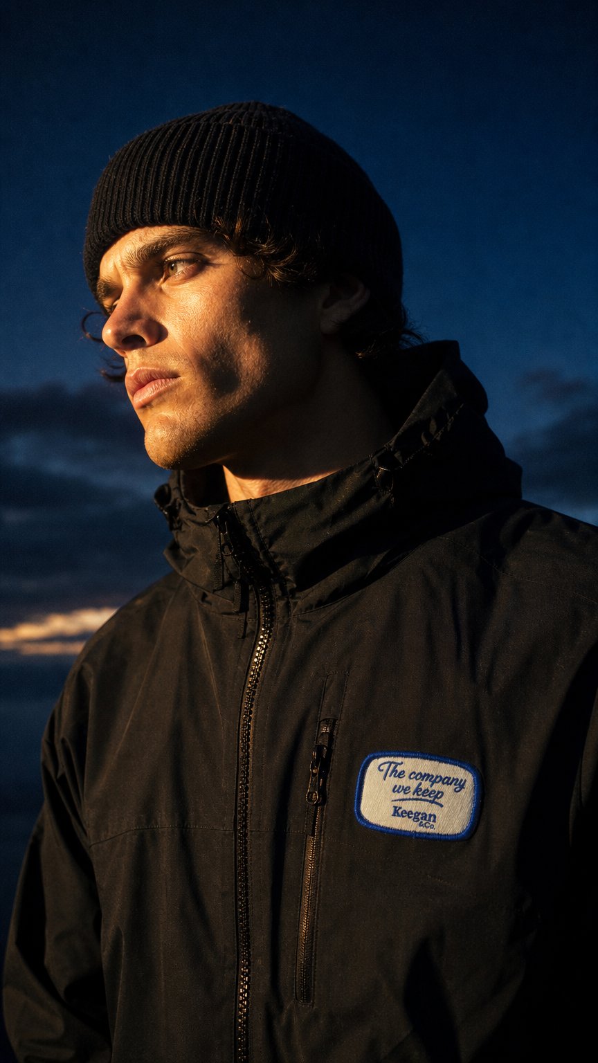 AI product shot of Keegan & Co - Movember Patch