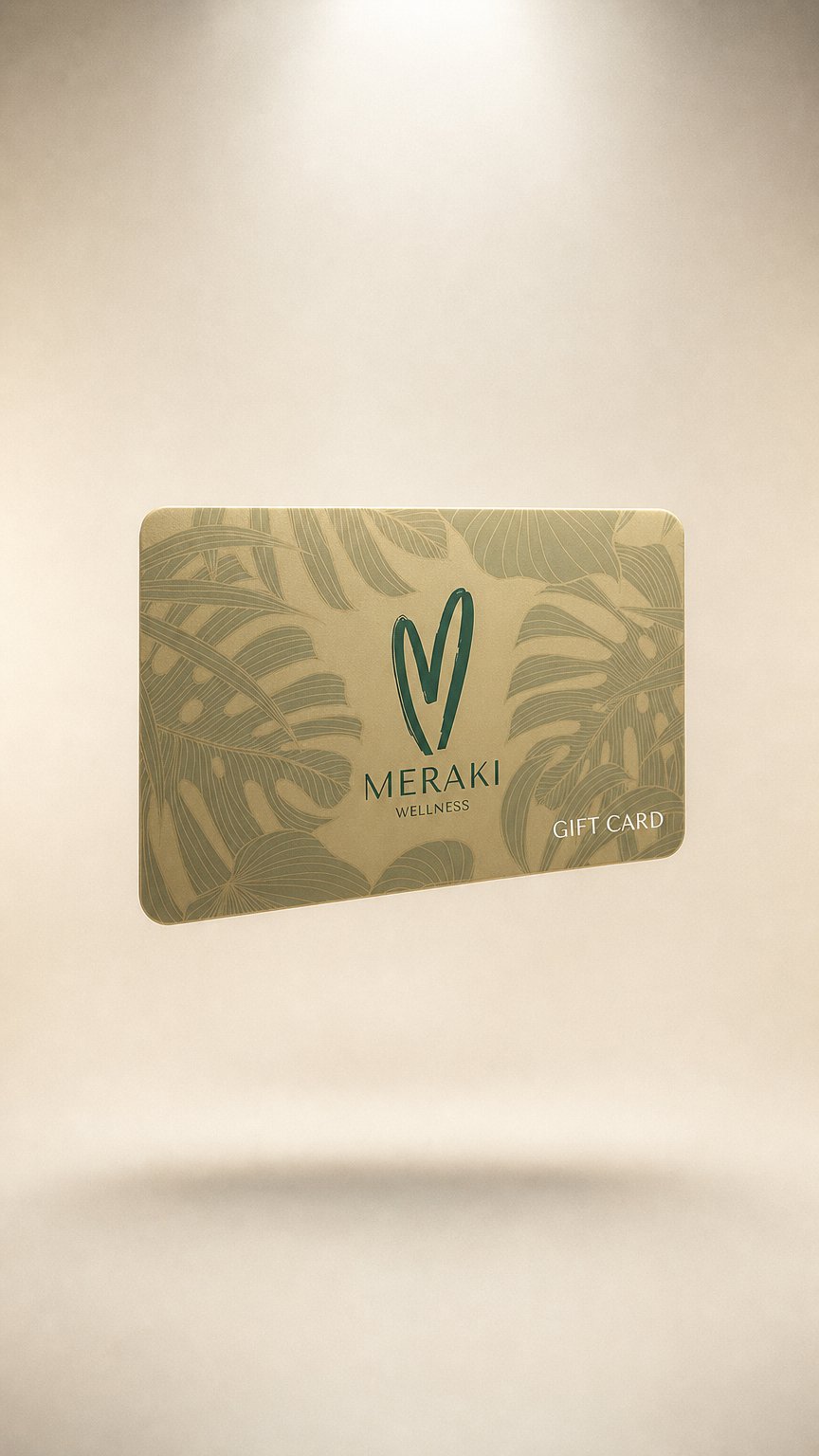 AI product shot of Gift cards