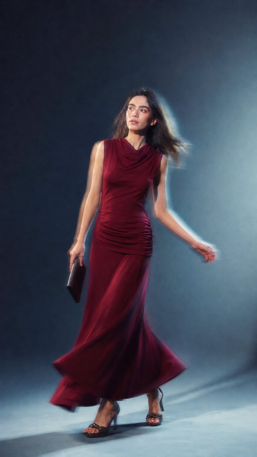 AI product shot of VESTIDO JAZMÍN