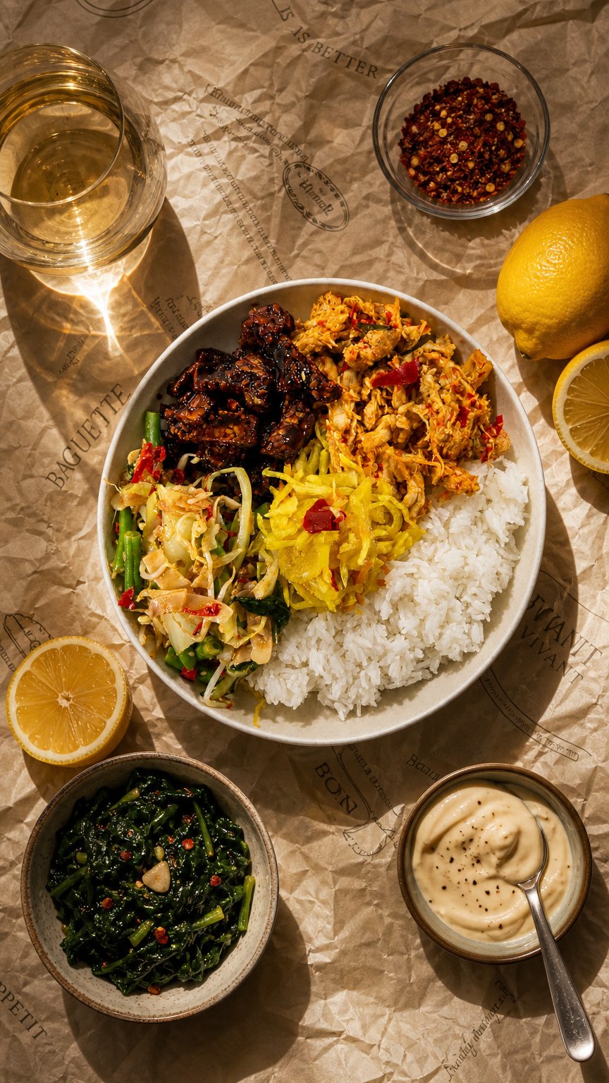 AI product shot of Nasi Campur (Tue, 7 July)